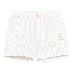 Moschino Bermuda Fantasia A Righe per Neonato MUQ01D BIANCO/BEIGE MOSCHINO 