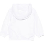 Moschino Giubbino Tinta Unita con Cappuccio per Neonato MUS022 BIANCO MOSCHINO 