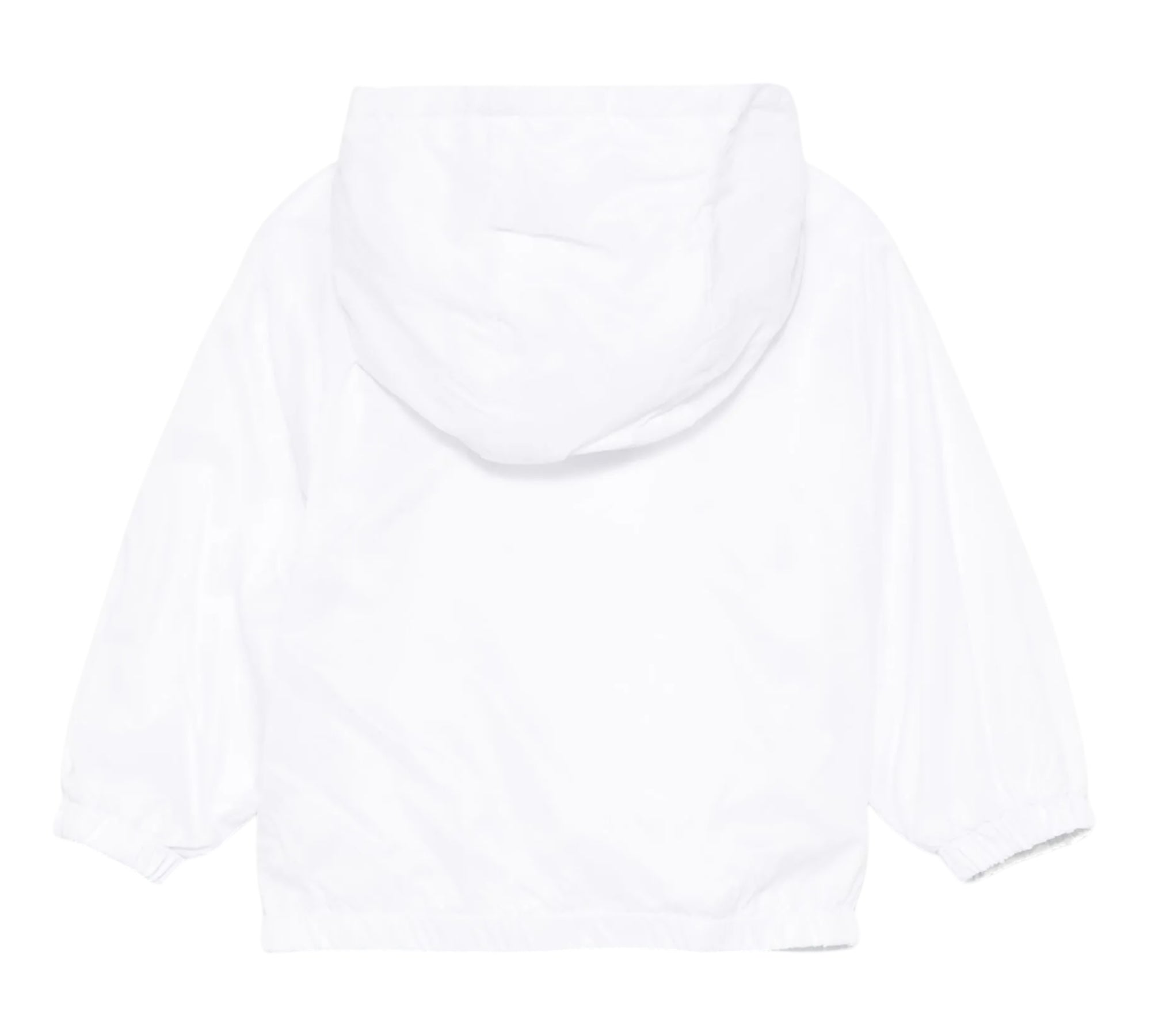 Moschino Giubbino Tinta Unita con Cappuccio per Neonato MUS022 BIANCO MOSCHINO 