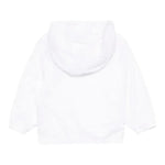 Moschino Giubbino Tinta Unita con Zip E Cappuccio per Neonato MUS02W BIANCO MOSCHINO 