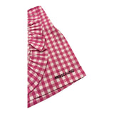 Moschino Short Fantasia Quadretti per Bambina SHTMO BIANCO/ROSA MOSCHINO 