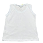 Mousse Canotta Tinta Unita con Stampa per Bambino DINOBEACHH BIANCO MOUSSE 
