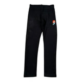Mousse Leggins Tinta Unita con Stampa per Bambina LOVEE NERO MOUSSE 