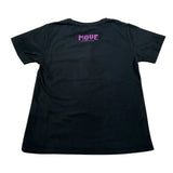 Move T-Shirt Girocollo tinta unita con Stampa Nero per Bambino TSALL NERO MOVE 