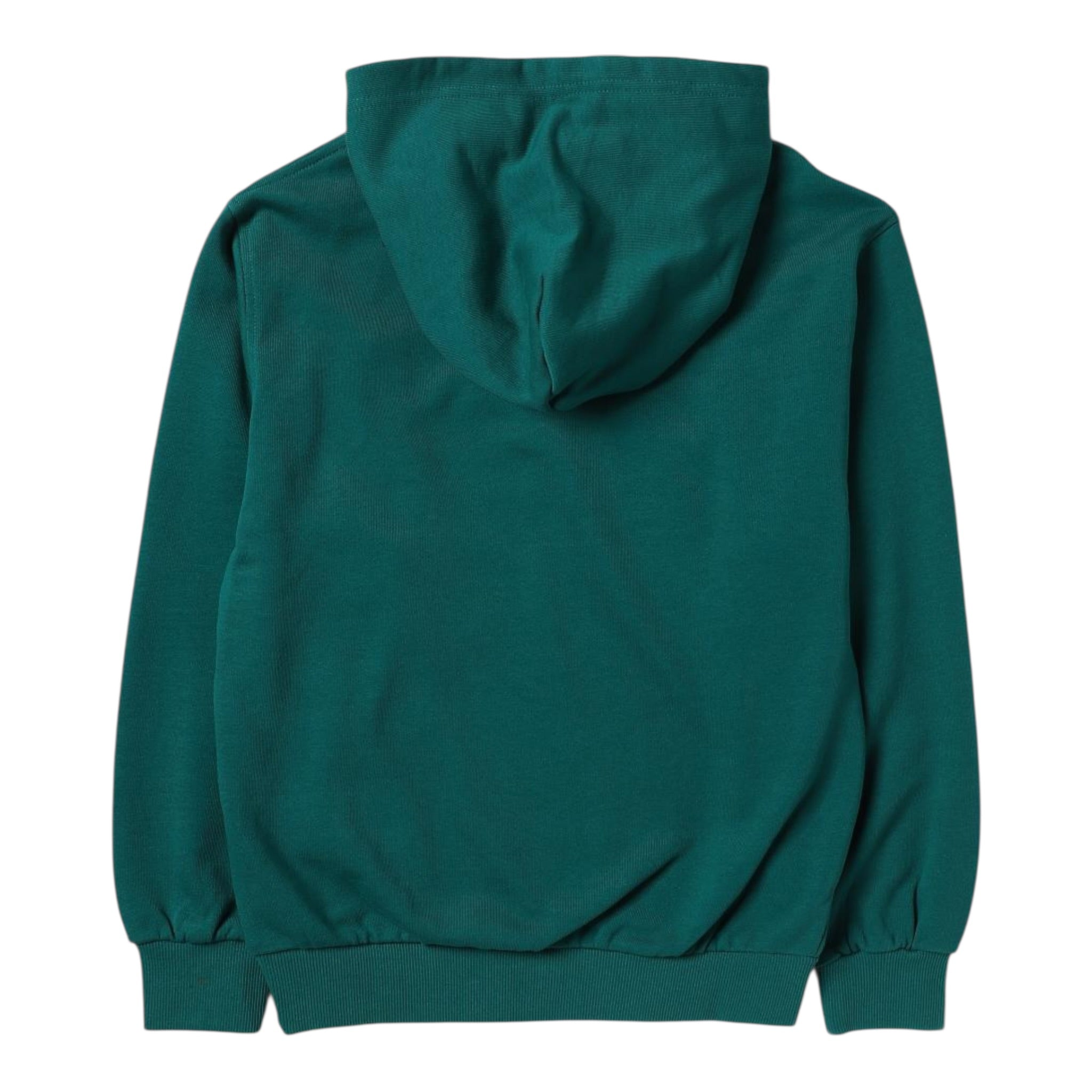 Msgm Felpa Chiusa con Cappuccio Tinta Unita con Logo per Bambino J01115X VERDE MSGM 