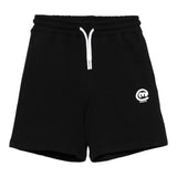 Msgm Bermuda In Felpa Tinta Unita con Logo per Bambino S5MSJBBE281 NERO MSGM 