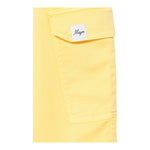 Msgm Gonna In Denim Tinta Unita con Girovita Regolabile per Bambina S5MSJGSK108 GIALLO MSGM 