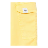 Msgm Gonna In Denim Tinta Unita con Girovita Regolabile per Bambina S5MSJGSK108 GIALLO MSGM 