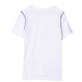 N°21 T-Shirt Girocollo tinta unita con Logo Bianco per Bambino 097 BIANCO N°21 