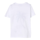 N°21 T-Shirt Tinta Unita Girocollo con Stampa per Bambino N2104G BIANCO N°21 