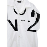 N°21 Camicia Mezza Manica tinta unita Cn Stampa Bianco per Bambino N21634 BIANCO N°21 