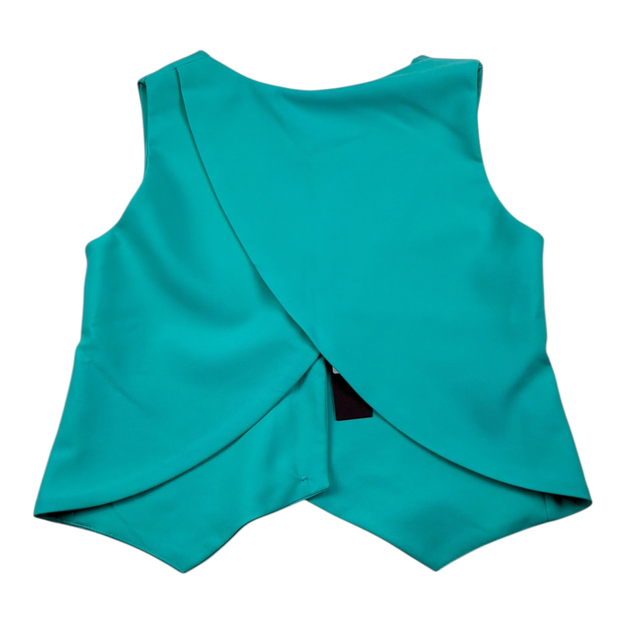 Naice Gilet Tinta Unita con Bottoni per Bambina 27139 VERDE ACQUA NAICE 