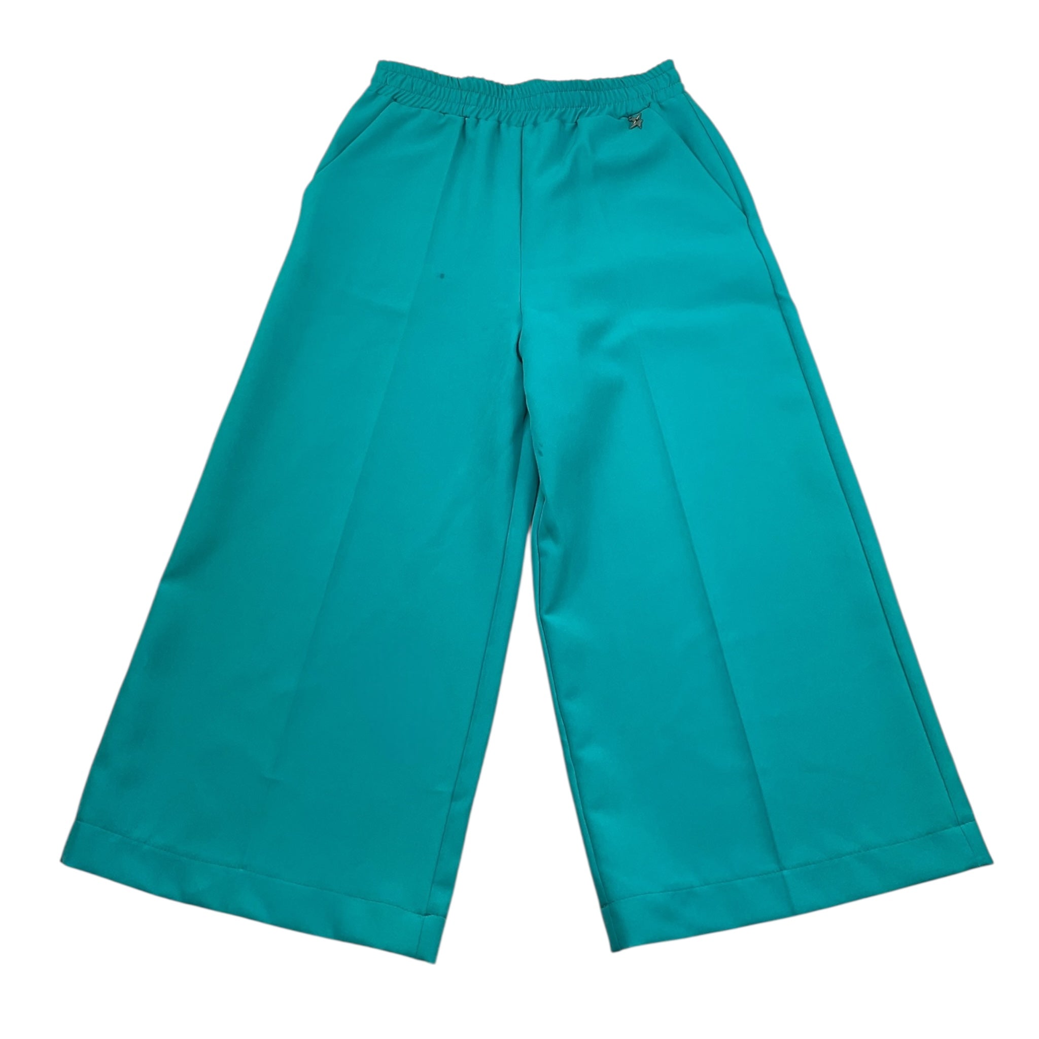 Naida Pantalone Modello Palazzo Tinta Unita per Bambina NAPA308 TIFFANY NAIDA 