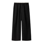 Name It Pantalone tinta unita con Elastico In Vita E Fantasia A Righe Nero per Bambina 13240352 NERO NAME IT 