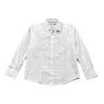 Nazareno Gabrielli Camicia Tinta Unita Manica Lunga per Bambino NGP16B BIANCO NAZARENO GABRIELLI 