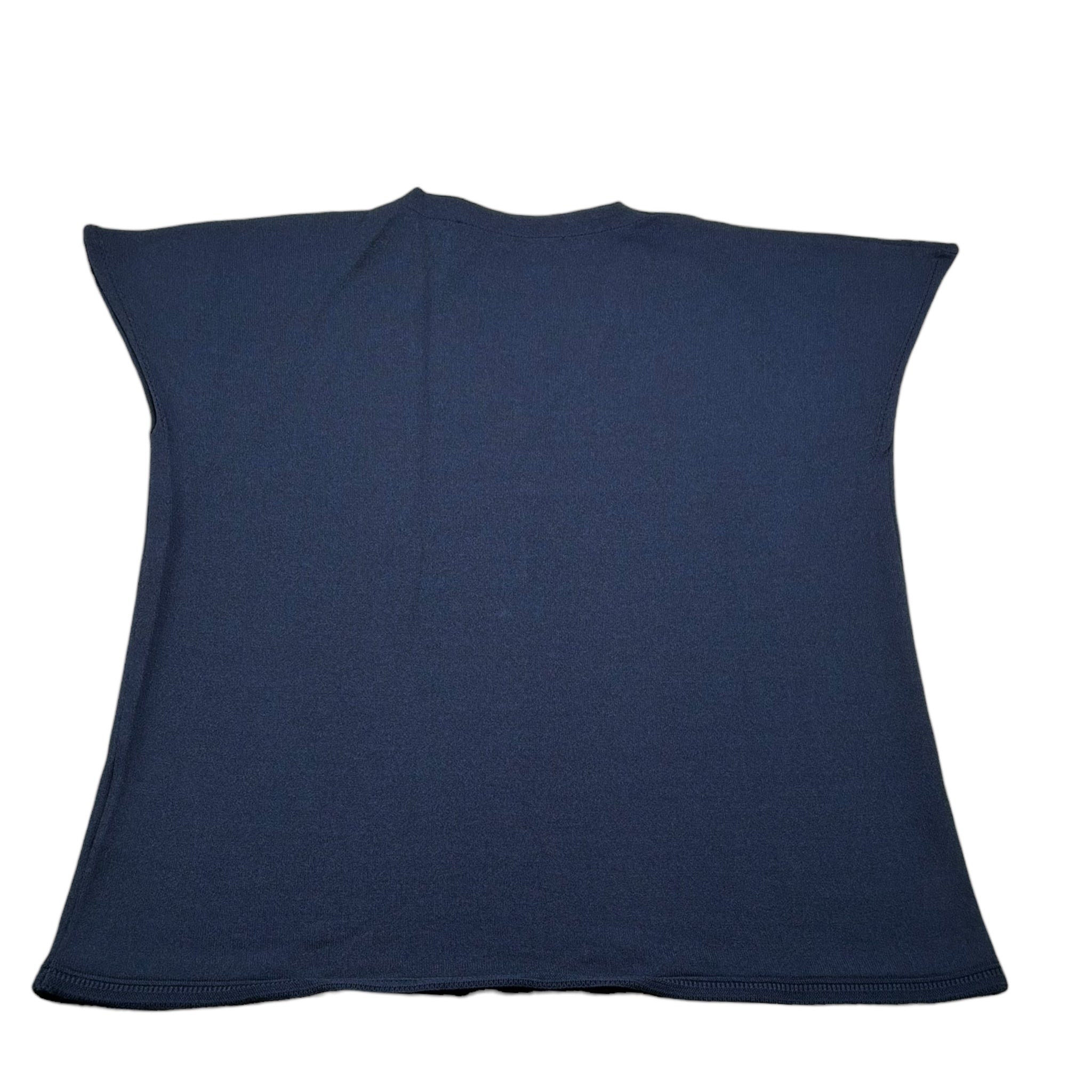 Nera 20.52 T-Shirt Tinta Unita Scollo A V per Bambina N15455 BLU NERA 20.52 
