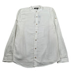 Never Too Camicia Manica Lunga tinta unita Collo Coreano Panna per Bambino 1988 PANNA NEVER TOO 
