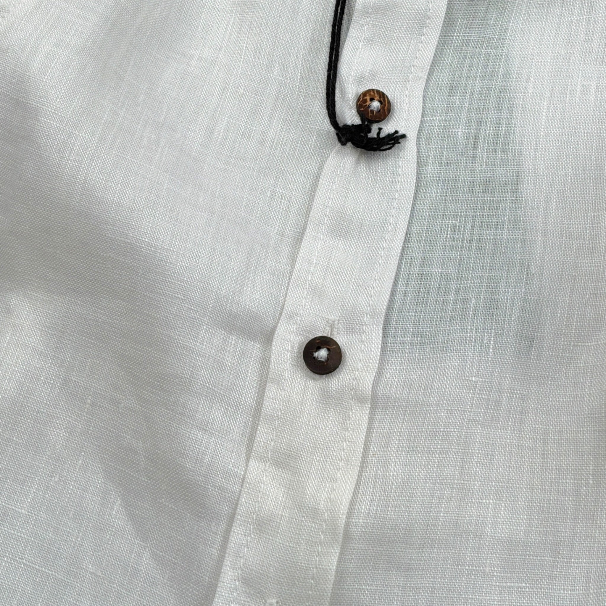 Never Too Camicia tinta unita con Colletto Coreano Panna per Neonato NT1232N PANNA NEVER TOO 