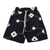 Never Too Bermuda tinta unita con Stampa Nero per Bambino NT2269R NERO NEVER TOO 