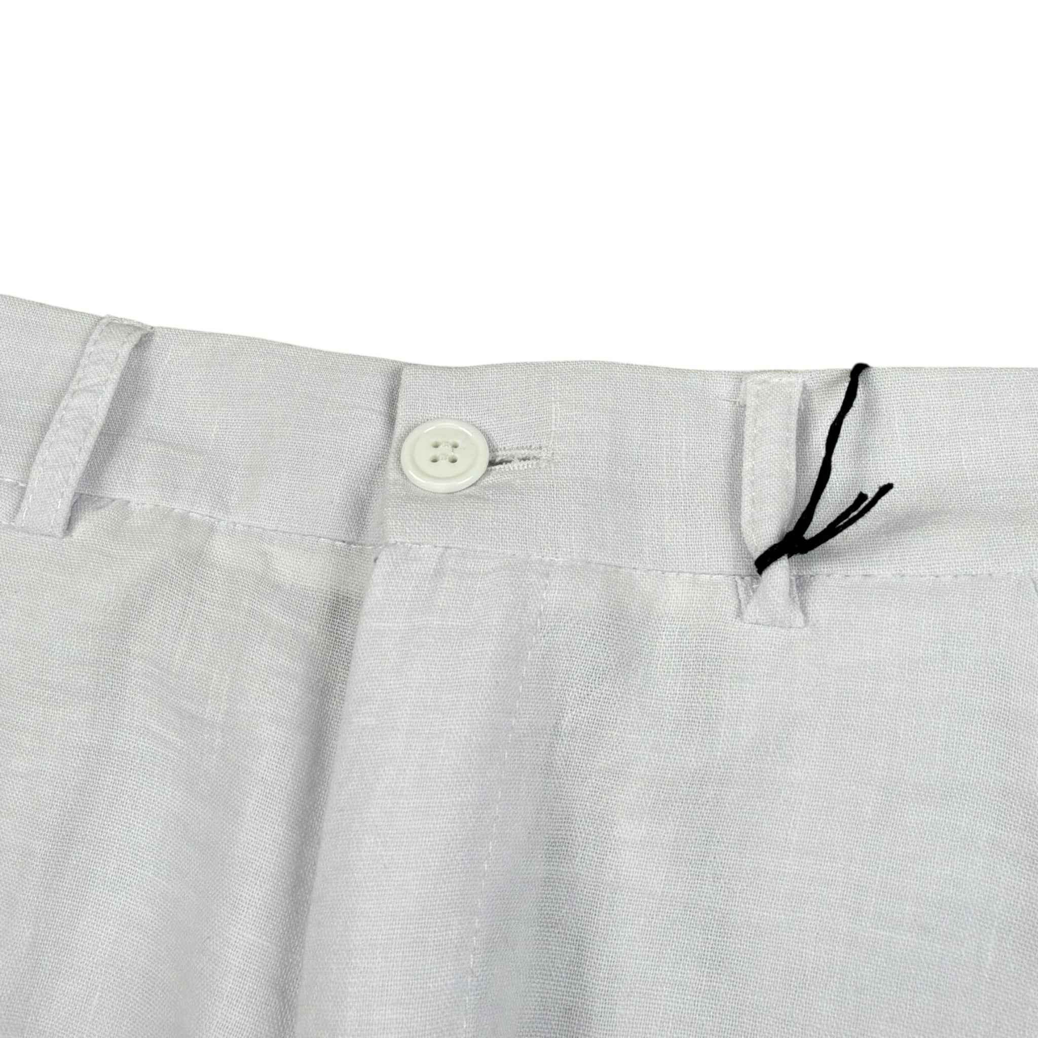 Never Too Bermuda tinta unita con Elastico In Vita Bianco per Bambino NT2289R BIANCO NEVER TOO 
