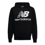 New Balance Felpa Chiusa con Cappuccio Tinta Unita con Logo per Bambino LAKB0062 NERO NEW BALANCE 