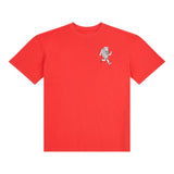 New Balance T-Shirt Girocollo Tinta Unita con Stampa per Bambino LAKB0171 ROSSO NEW BALANCE 