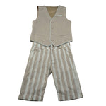 New Gereration Completo 2 Pezzi Gilet-Pantalone Beige per Neonato 41953N BEIGE NEW GERERATION 