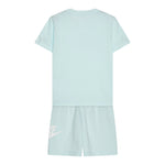 Nike Completo 2 Pezzi T-Shirt-Bermuda Tinta Unita per Bambino 86L596X AZZURRO NIKE 