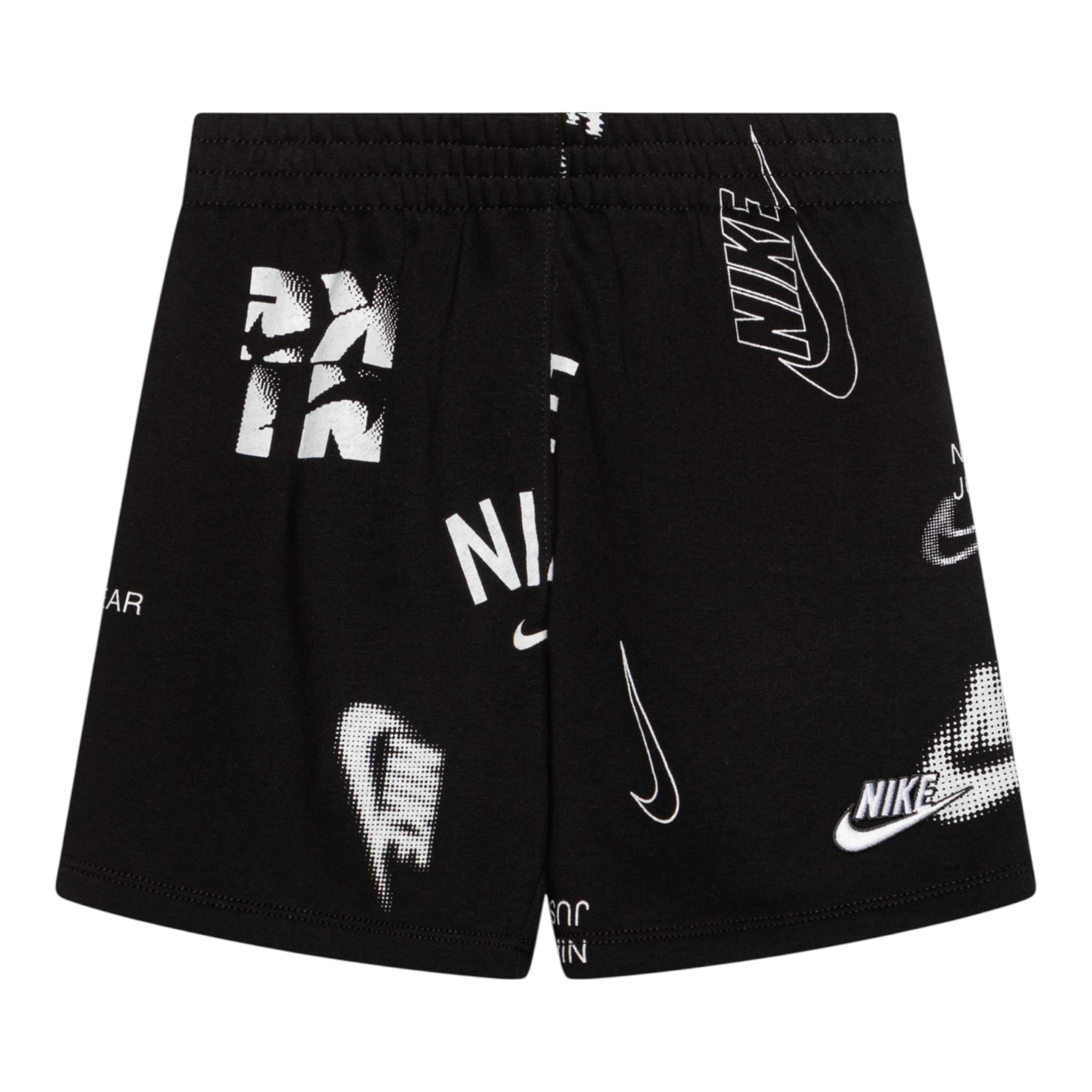 Nike Completo 2 Pezzi T-Shirt-Bermuda tinta unita Nero per Bambino 86M947 NERO NIKE 
