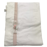 Ninnaoh Coperta Tinta Unita con Applicazioni per Neonata E25LE2 BIANCO NINNAOH 