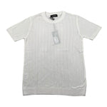 Numbers T-Shirt Girocollo In Filo Tinta Unita per Bambino FIL07 BIANCO NUMBERS 