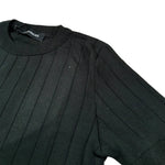 Numbers T-Shirt Girocollo In Filo Tinta Unita per Bambino FIL07 NERO NUMBERS 