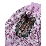 Nunzia Corinna Gonna tinta unita con Stampe Rosa per Bambina NJ2316068 ROSA NUNZIA CORINNA 