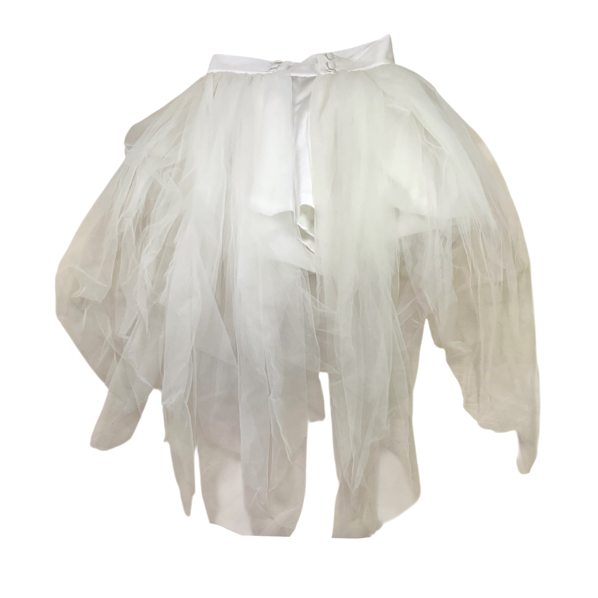 Nunzia Corinna Set Gonna-Short Tinta Unita In Tulle per Bambina NJ6515631 BIANCO NUNZIA CORINNA 