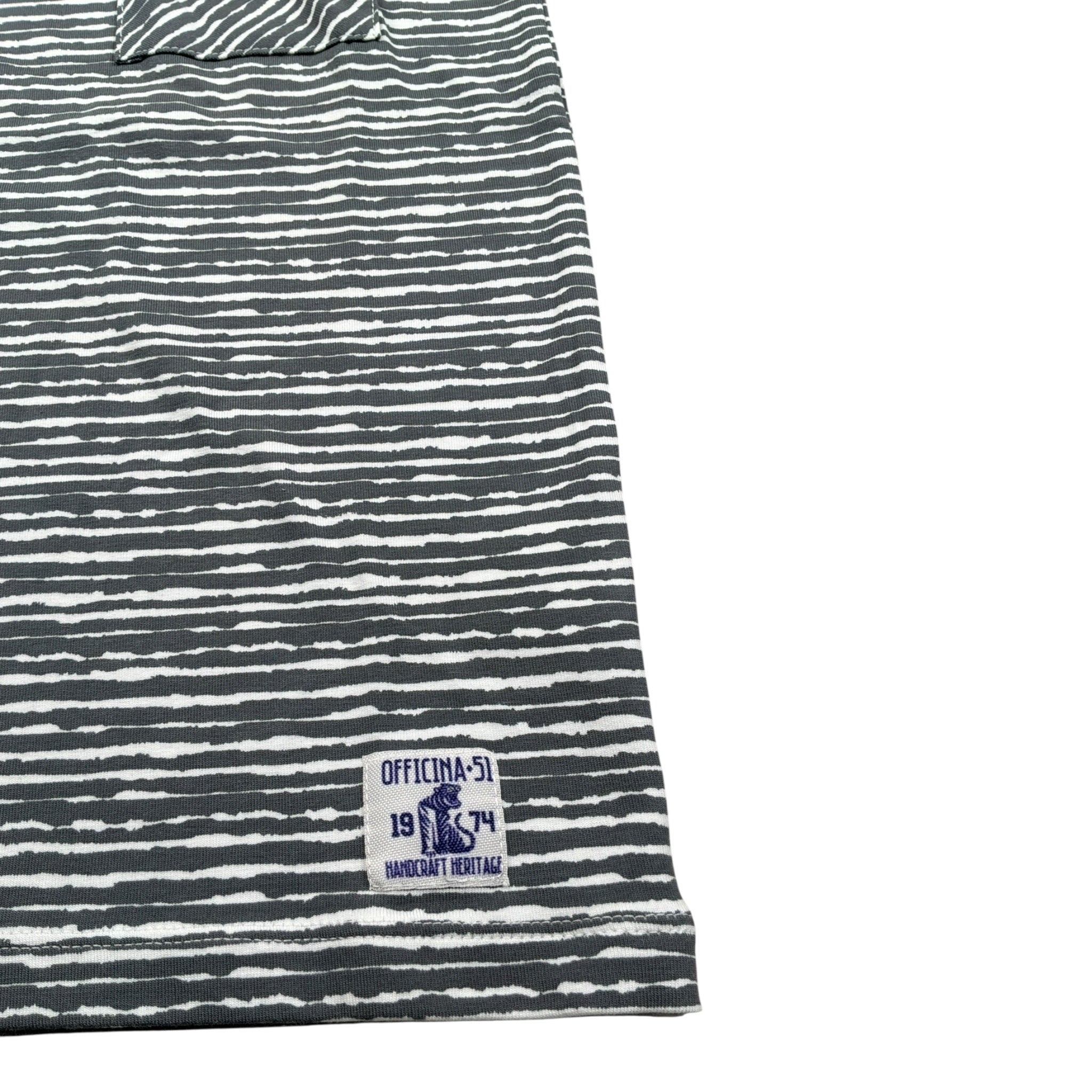Officina 51 T-Shirt Girocollo tinta unita con Stampa Fantasia Grigio per Bambino 80C24 GRIGIO OFFICINA 51 