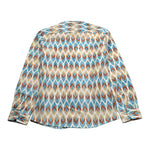 Over-D Camicia Tinta Unita con Fantasia per Bambino K1607SCM BEIGE OVER-D 
