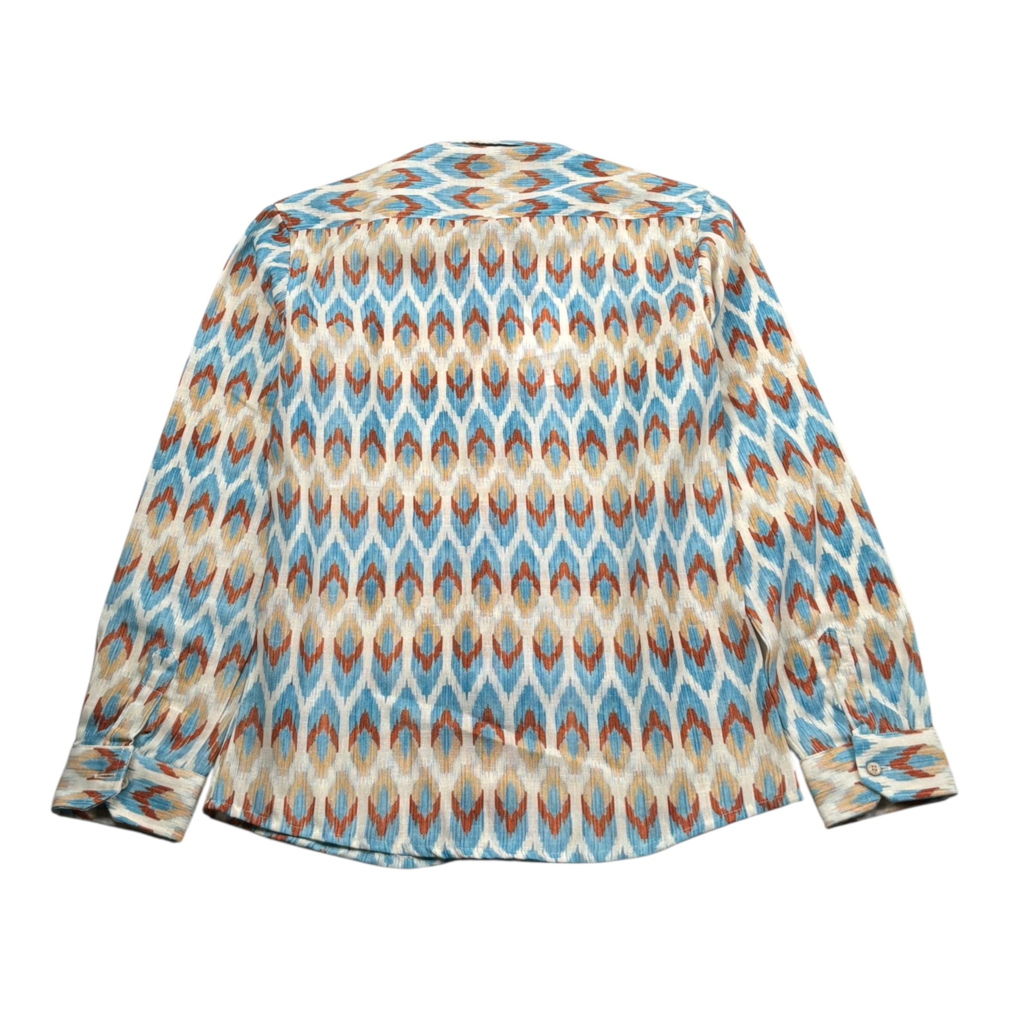 Over-D Camicia Tinta Unita con Fantasia per Bambino K1607SCM BEIGE OVER-D 