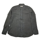 Over-D Camicia Tinta Unita con Collo Coreano per Bambino MEUUE NERO OVER-D 