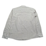 Over-D Camicia Bicolore con Fantasia A Righe per Bambino OK1085SCM BAINCO/BEIGE OVER-D 