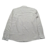 Over-D Camicia Bicolore con Fantasia A Righe per Bambino OK1085SCM BAINCO/BEIGE OVER-D 