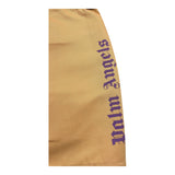 Palm Angels Gonna Tinta Unita con Stampa E Cintura per Bambina PGCU00 BEIGE PALM ANGELS 