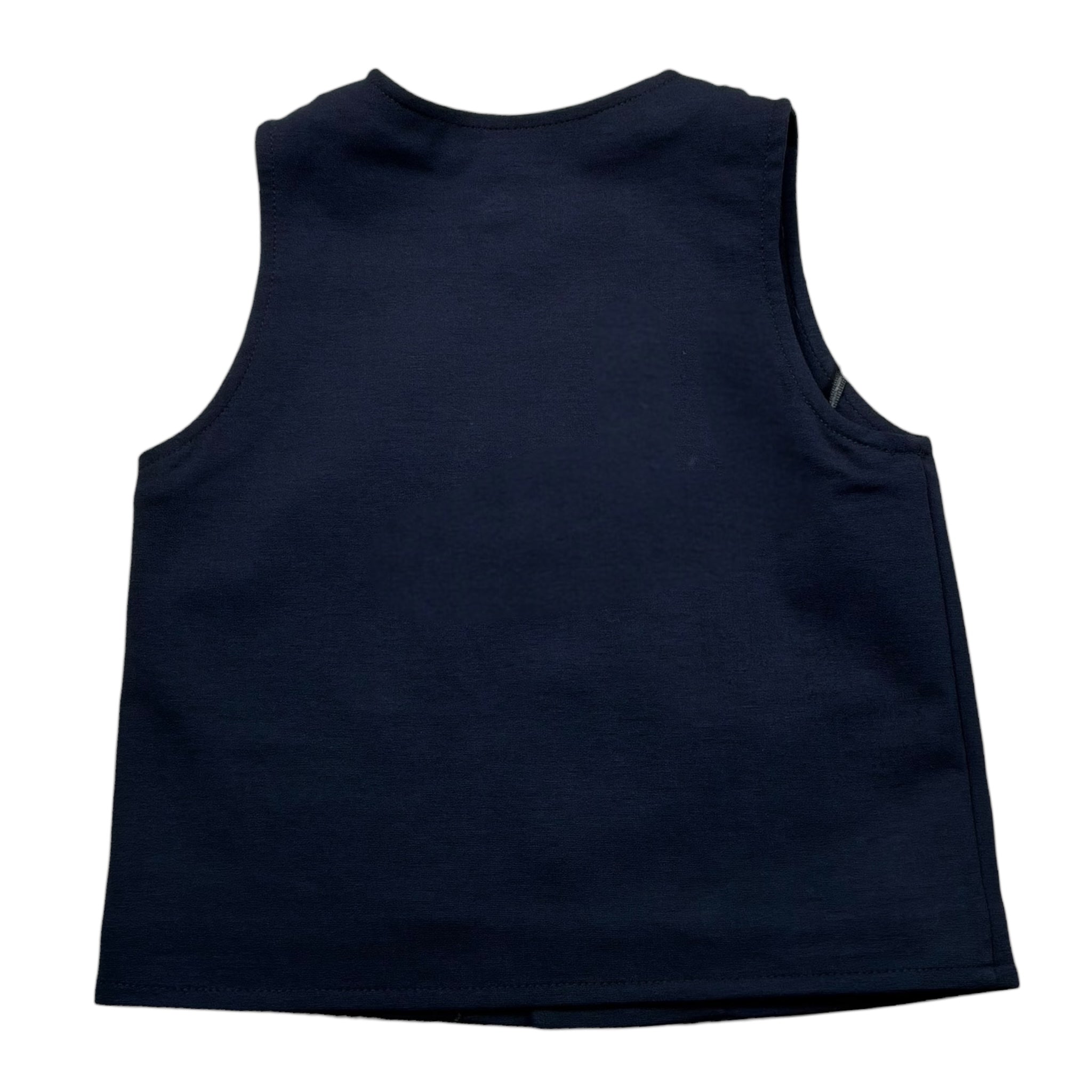 Paolo Pecora Gilet Tinta Unita per Bambino PP3883J BLU PAOLO PECORA 