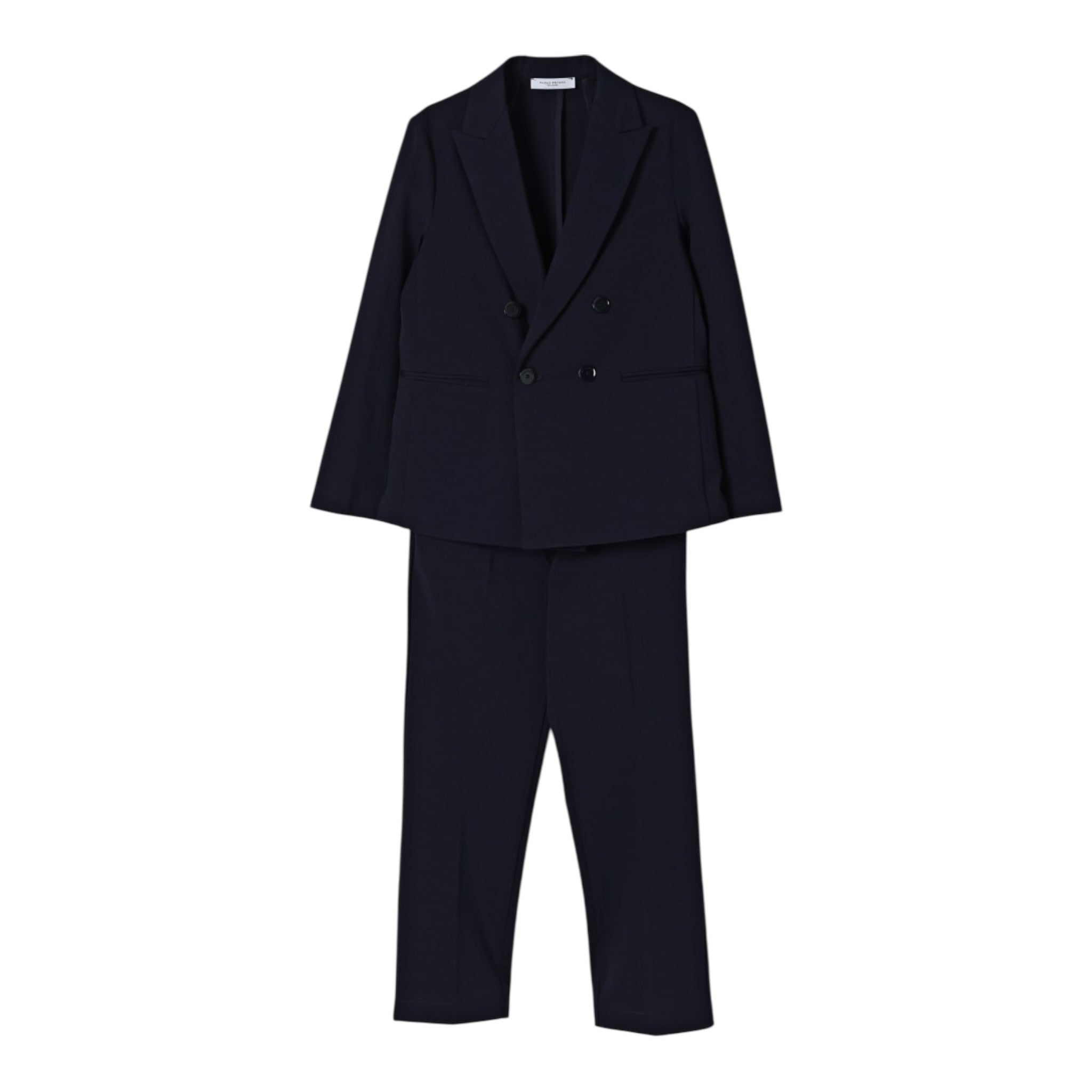 Paolo Pecora Completo 2 Pezzi Giacca-Pantalone Tinta Unita per Bambino PP3897 BLU PAOLO PECORA 