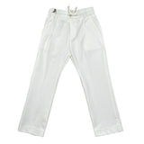 Paolo Pecora Pantalone Tinta Unita con Elastico In Vita per Bambino PP3934 BIANCO PAOLO PECORA 