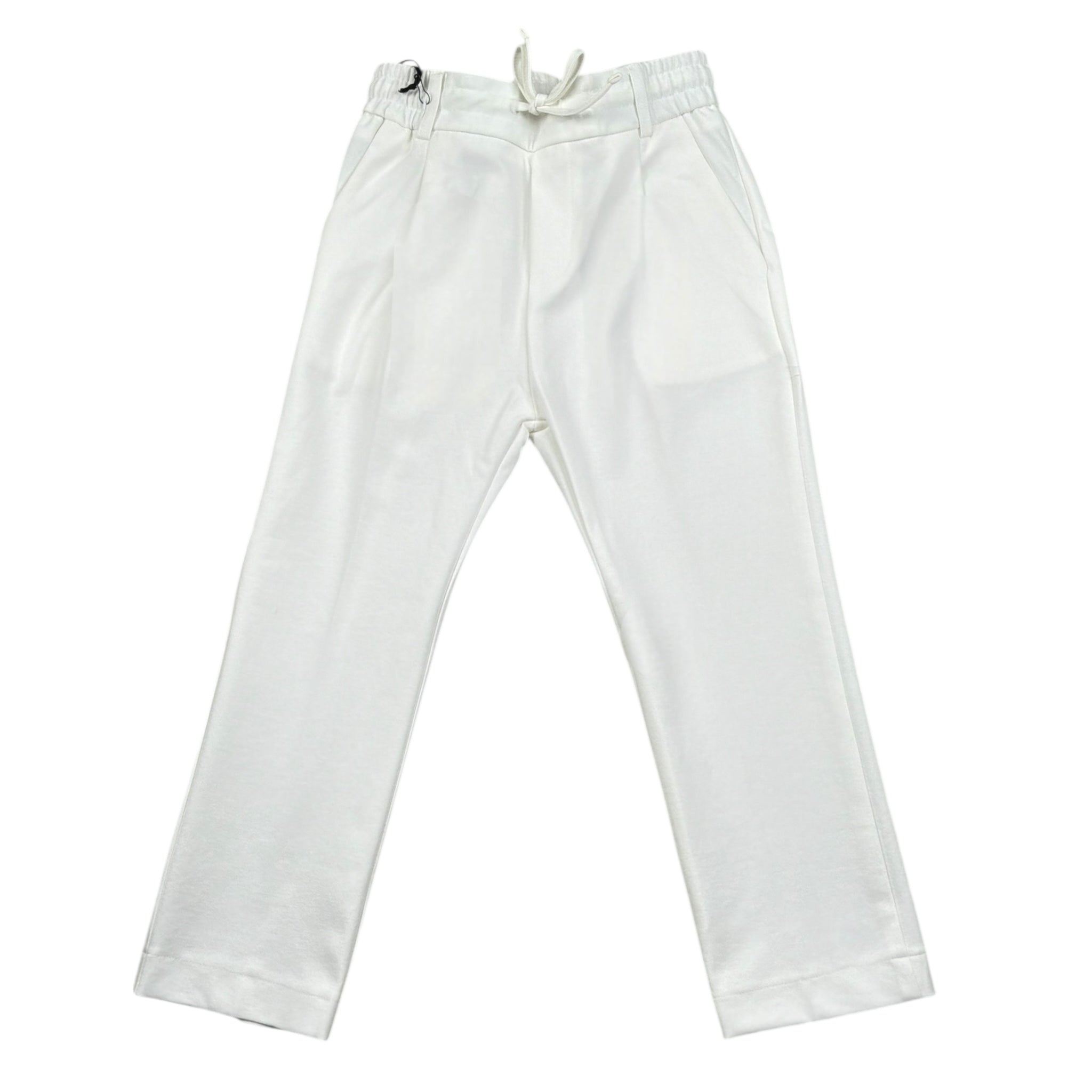 Paolo Pecora Pantalone Tinta Unita con Elastico In Vita per Bambino PP3934 BIANCO PAOLO PECORA 
