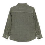 Paolo Pecora Camicia Manica Lunga Tinta Unita per Bambino PP4032X VERDE PAOLO PECORA 