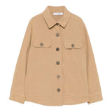 Paolo Pecora Camicia Manica Lunga Tinta Unita per Bambino PP4067X BEIGE PAOLO PECORA 