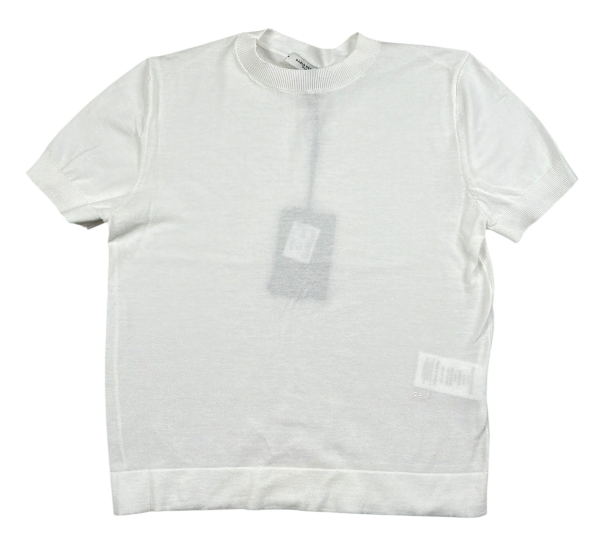Paolo Pecora T-Shirt Girocollo Tinta Unita per Bambino PP4177 BIANCO PAOLO PECORA 