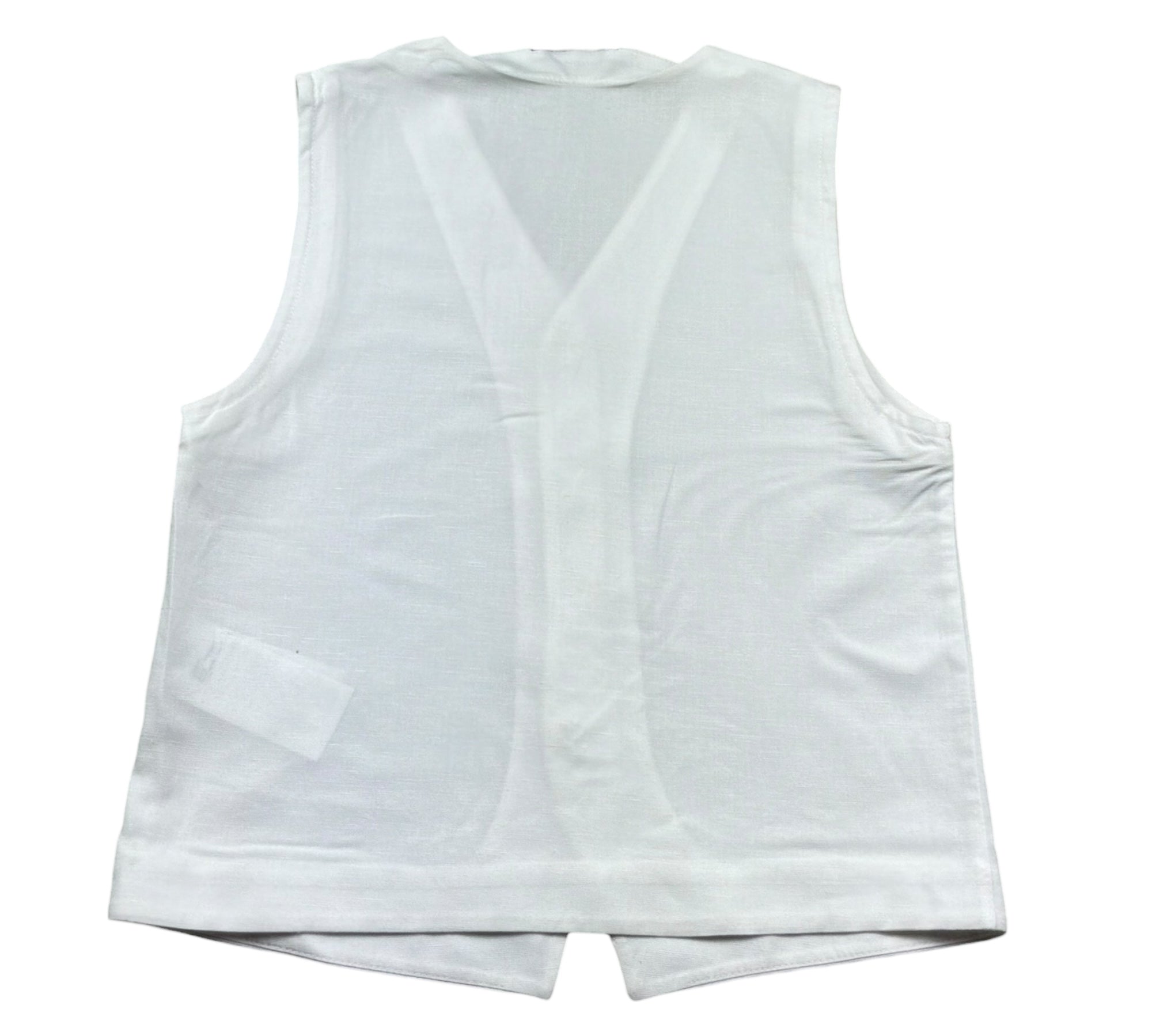 Paolo Pecora Gilet Tinta Unita per Bambino PP4189 BIANCO PAOLO PECORA 