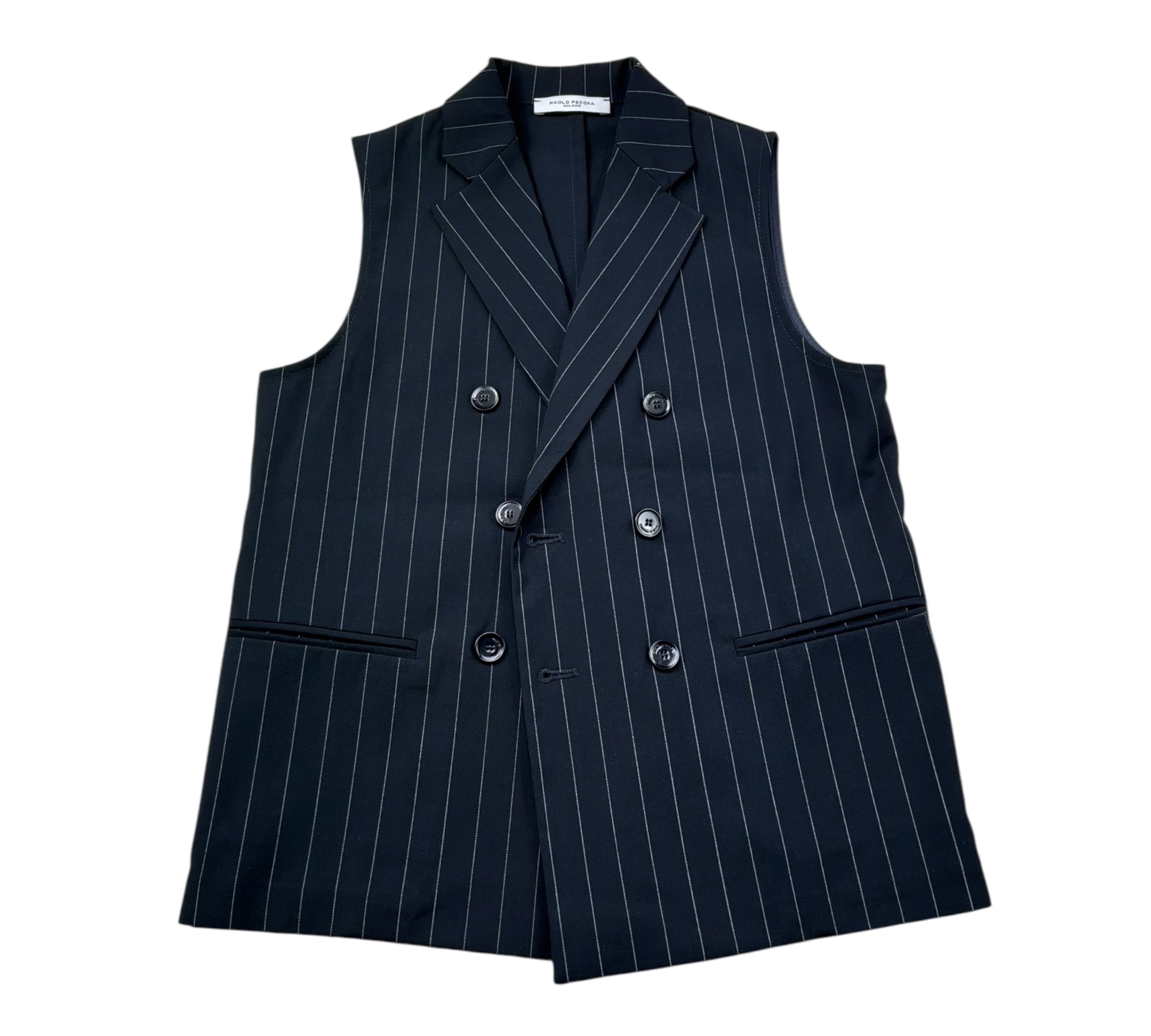 Paolo Pecora Gilet Tinta Unita  per Bambino PP4191 BLU PAOLO PECORA 